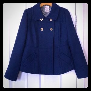 Blue Pea Coat